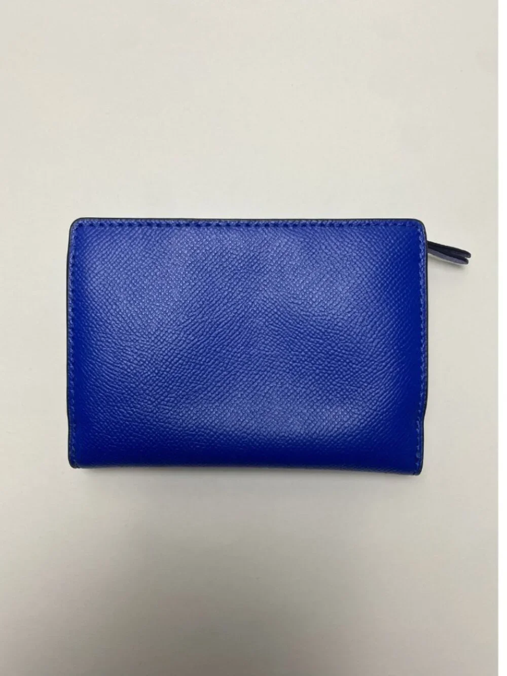 Michael Kors Blue Saffiano Leather Wallet - Picture 2 of 11